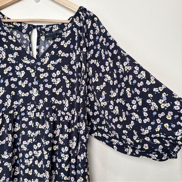 Asos Design Womens 14 Long Sleeve Floral Jumpsuit - Picture 4 of 12